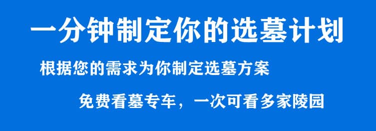 购墓指导、方案策划