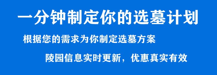 购墓指导、方案策划