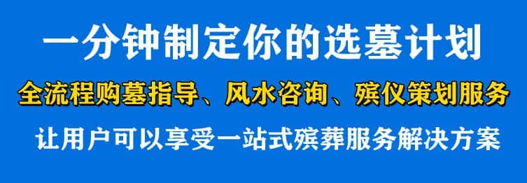 购墓指导、方案策划