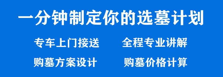 购墓指导、方案策划