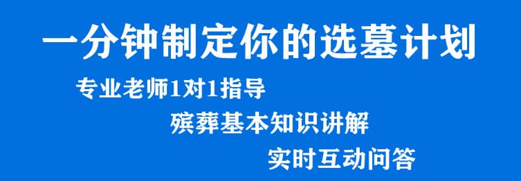 购墓指导、方案策划