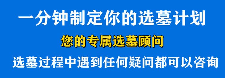 购墓指导、方案策划